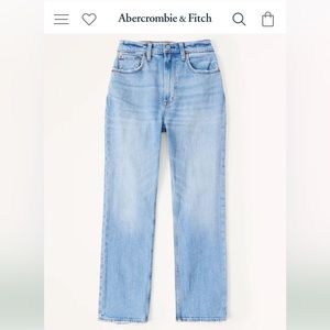 Abercrombie The Ankle Straight Ultra High Rise - Curve Love